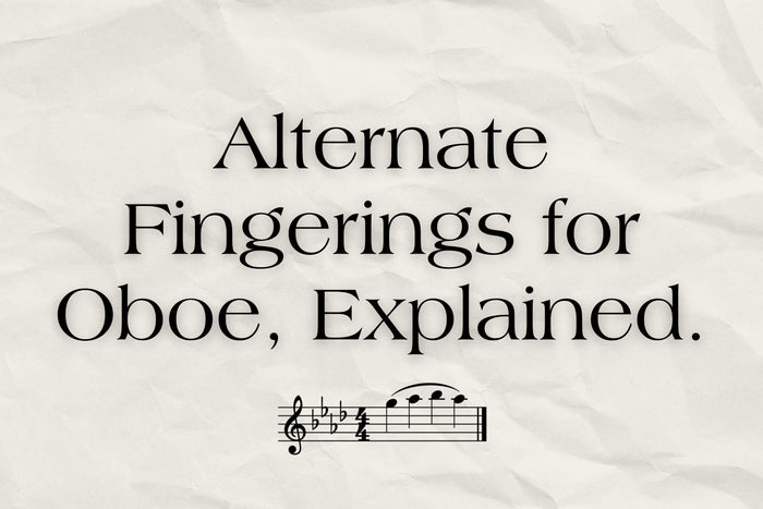 Alternate Fingerings for Oboe, Explained