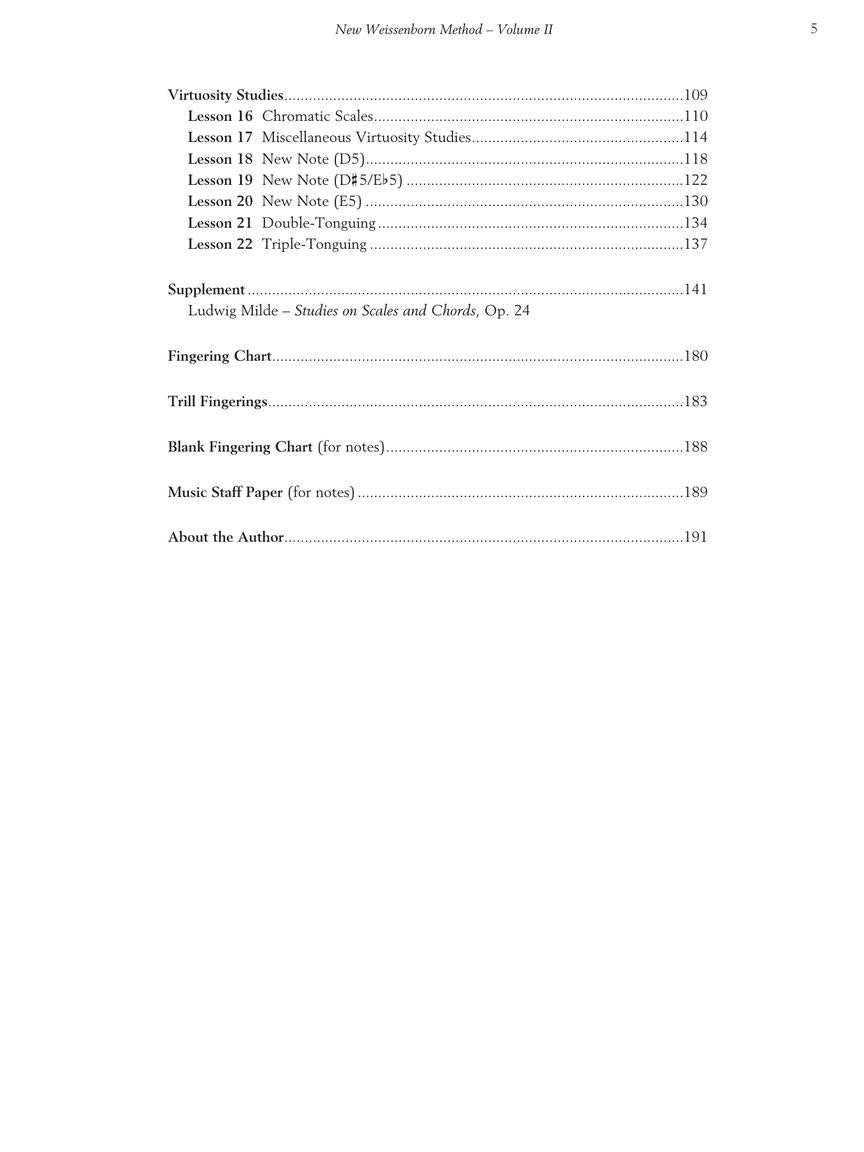 Weissenborn Method for Bassoon Book 2