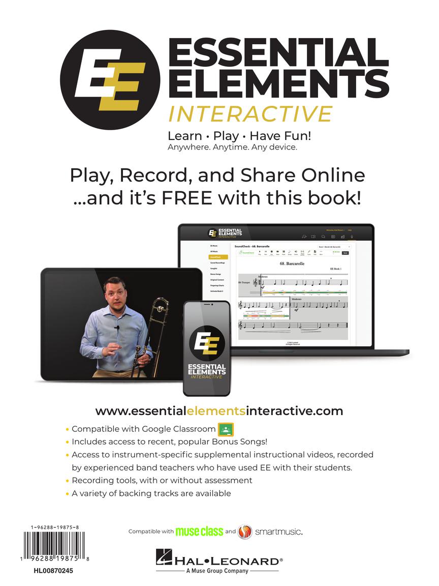 Essential Elements for Band Book 1 - Bassoon Hal Leonard