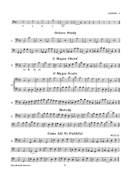 Rubank Elementary Method – Bassoon