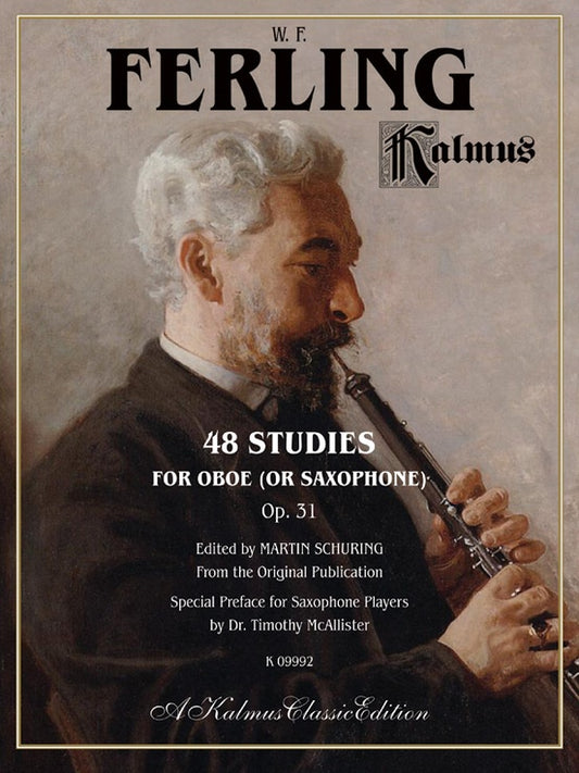 Ferling 48 Studies for Oboe, Kalmus Edition Alfred