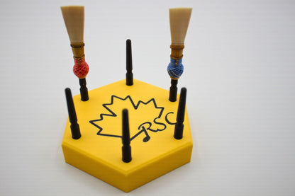 Custom Colour Bassoon Reed Drying Rack - Made in Canada Reed Supplies Canada Ltd.