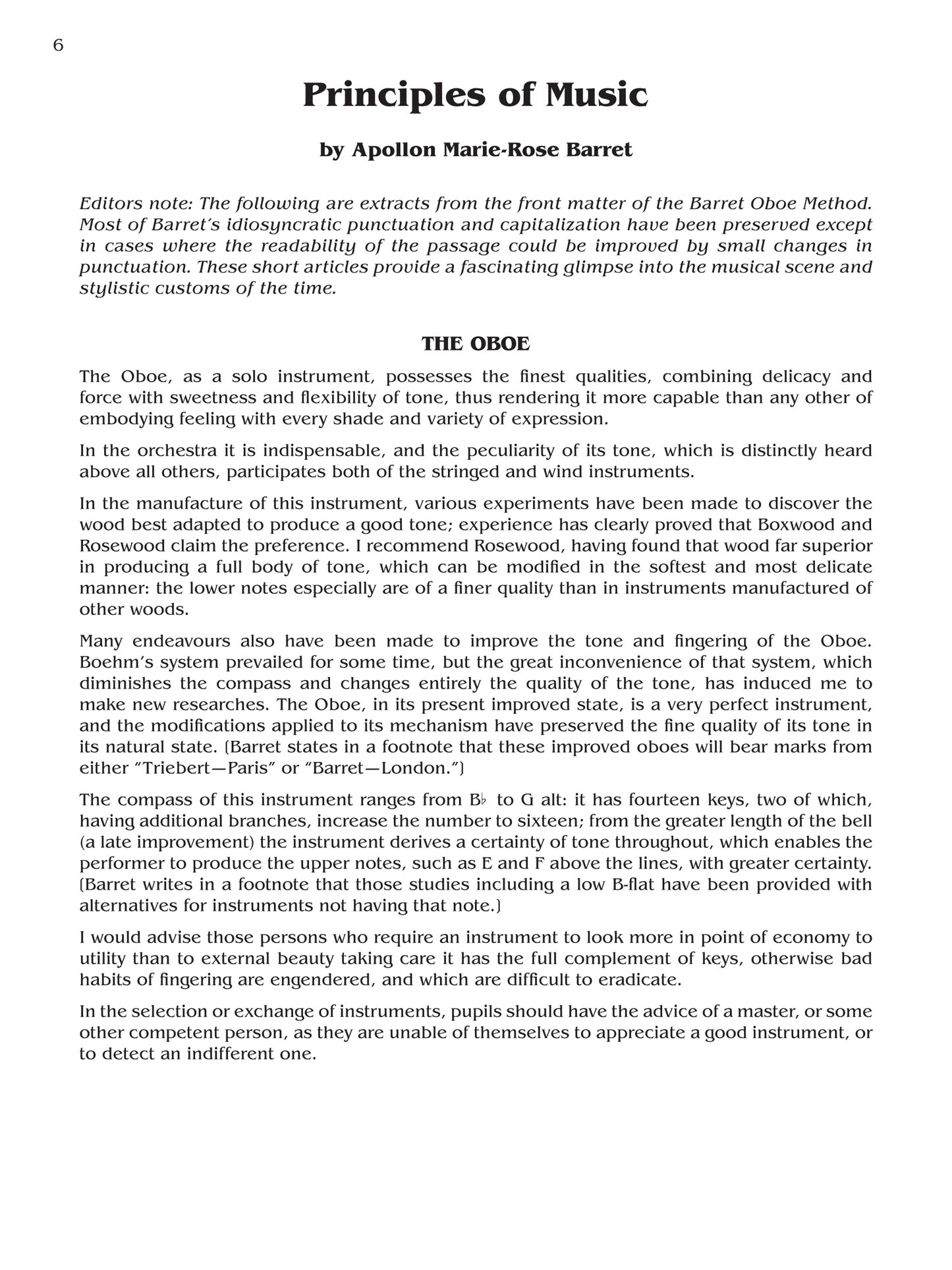 Barret Oboe Method (Revised), Kalmus Edition, Spiral Bound Alfred