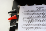 Magnetic Plaques on music stand